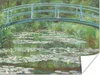 MuchoWow® Poster Die japanische Brücke - Gemälde von Claude Produktbild-Vorschau 1