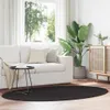 vidaXL Tapis ovales HUARTE Noir 140 x 200 cm Voir les images du produit 2