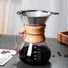 Glaskaffeekanne mit Filter, verdicktes hitzebeständiges Produktbild-Vorschau 1