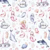 5 Bögen Geschenkpapier Meerjungfrau - 1,60€/qm- 84,1 x 59,4 Produktbild-Vorschau 4