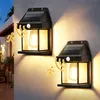 Solarna lampa ścienna na zewnątrz, lampy solarne na Podgląd zdjęcia produktu 3