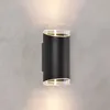 Außenwandleuchte Wandlampe Außenleuchte GU10 Schwarz IP44 Produktbild-Vorschau 2