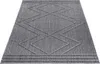Outdoor Teppich Wetterfest 140x200 Rechteck Grau für Produktbild-Vorschau 1