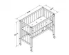tiSsi Kinderbett MAXI Boxspring 95x56x96 cm Weiß Produktbild-Vorschau 5