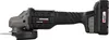 A cordless angle grinder with a battery pack attached, shown in a studio setting against a white background. Produktbild-Vorschau