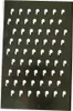 A close-up, top-down view of a shower head with multiple small, circular nozzles arranged in a grid pattern on a dark, reflective surface. Produktbild-Vorschau