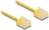 Delock RJ45 Netzwerkkabel Cat.6 UTP Ultra Slim 1 m gelb mit Produktbild-Vorschau 1