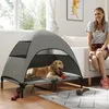 PawHut Lettino per cani da esterno con tetto, cuccia Anteprima dell’immagine prodotto 10
