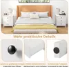 Comodino con 3 cassetti COSTWAY, comodino per letto a Anteprima dell’immagine prodotto 5