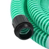 vidaXL Saugschlauch mit Messing-Anschlüssen Grün 1,1" 4 m Produktbild-Vorschau 2