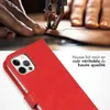 Selencia Bibliothèque en cuir véritable pour l'Apple iPhone Voir les images du produit 2