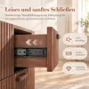 Comodino INONEFT con 6 cassetti in rattan, 100x34x73 cm, Anteprima dell’immagine prodotto 6