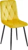 Sedia da pranzo CasaDolce MELKO, set di 4, giallo, 43x54x91 Anteprima dell’immagine prodotto 2