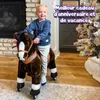 PonyCycle voiture à pédales marron foncé pour enfants de 4 Voir les images du produit 2