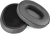 Two dark gray ear pads for headphones are shown against a white background. Anteprima dell’immagine prodotto