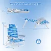 COSTWAY Strandstühle 2er Set klappbar, Campingstühle mit Produktbild-Vorschau 3