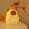 Capybara Réveil Veilleuse de bureau Minuteur Snooze LED USB Voir les images du produit 4