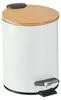 Relaxdays Mülleimer Bad, 3 l, Kosmetikeimer Produktbild-Vorschau 1
