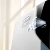 Close-up of a white air conditioner with a digital display showing airflow and an auto mode icon. Produktbild-Vorschau