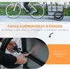 HOMCOM Fahrradanhänger mit abnehmbarer und faltbarer Produktbild-Vorschau 7