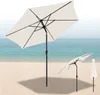 Yakimz parasol Ø270cm, parasol de jardin, pliable, toile de Voir les images du produit 1