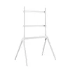 A white TV stand on a white background. Produktbild-Vorschau