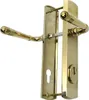 Haustür Schutzbeschlag Helena LS Messing poliert HS 92 mm Produktbild-Vorschau 2