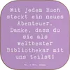 Mr. & Mrs. Panda Tassenuntersetzer Spruch Bibliothekar Produktbild-Vorschau 1