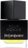 Yves Saint Laurent Pour Homme Eau de Toilette im eleganten schwarzen Flakon mit eckigem Verschluss und gelblicher Duftflüssigkeit. Produktbild-Vorschau