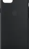 A black iPhone case with the Apple logo embossed on it. Náhled obrázku produktu