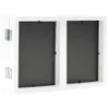 A white, double-opening picture frame is shown against a white background. Náhľad obrázku produktu