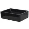 vidaXL Lavabo en céramique rectangulaire noir 41 x 30 x 12 Voir les images du produit 4