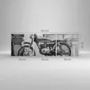 Bild auf Leinwand - Leinwandbild - 3 Teile - Alt Motorrad Produktbild-Vorschau 3