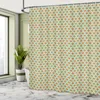 ABAKUHAUS Retro Duschvorhang, Vintage Geometrische Motive Produktbild-Vorschau 3
