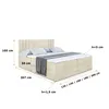 ALTDECOR Boxspringbett mit H4 Matratze und Topper - 200 x Produktbild-Vorschau 6