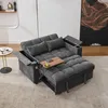 Rozkładana sofa Sweiko 140,5x74x82 cm 3 w 1, z regulowanym Podgląd zdjęcia produktu 3