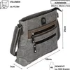 Damen Tasche Schultertasche Henkeltasche Handtasche Leder Produktbild-Vorschau 2