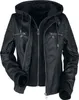 Black Premium by EMP Damen schwarze Kunstlederjacke im Produktbild-Vorschau 3