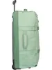 A side view of a green rolling suitcase. Náhled obrázku produktu