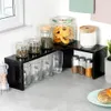 Étagère d'angle de cuisine noire 47x32x15,5 cm Voir les images du produit 2