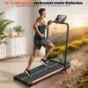4-in-1 Laufband klappbar, 1–12 km/h, 12% Steigung,  120 kg Produktbild-Vorschau 2