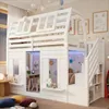 Etagenbett, Hochbett, Kinderbett, Holzbett, Hausbett Produktbild-Vorschau 4