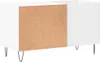 vidaXL Skriňa na taniere biela 85x38x48 cm Drevo Materiál Náhľad obrázku produktu 6