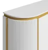 Merax Sideboard Kommode mit 4 Türen, ovale Anrichte mit Produktbild-Vorschau 10