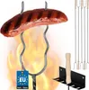 KOTARBAU®  Set 5 pièces Brochettes Pour Barbecue Acier 100 Voir les images du produit 1