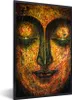 MuchoWow® MuchoWow® Gerahmtes Poster Buddha - Gesicht - Produktbild-Vorschau 1