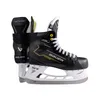 A pair of black and yellow Bauer Supreme M30 ice hockey skates are shown against a white background. Podgląd zdjęcia produktu