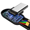 A cutaway view of a USB-C connector showing the internal circuitry and wires. Anteprima dell’immagine prodotto