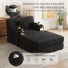 okwish Einzel Sofa mit 4 Seitentaschen und Getränkehaltern, Produktbild-Vorschau 8
