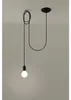Lampe suspendue EDISON 1 noir 1xE27 15W tissu/acier Voir les images du produit 16